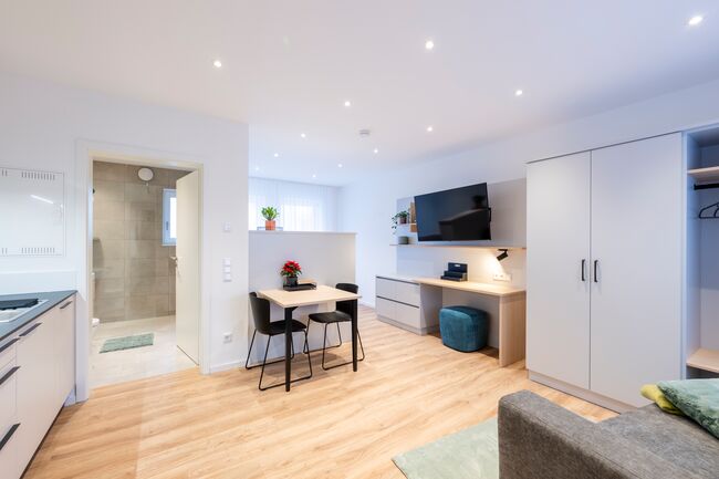 Blick in die Wohnung