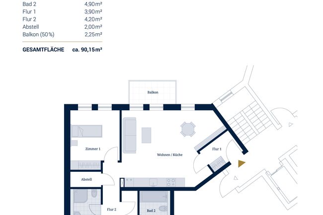 Grundriss WE4.05