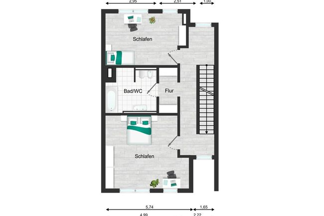 Grundriss 1.OG