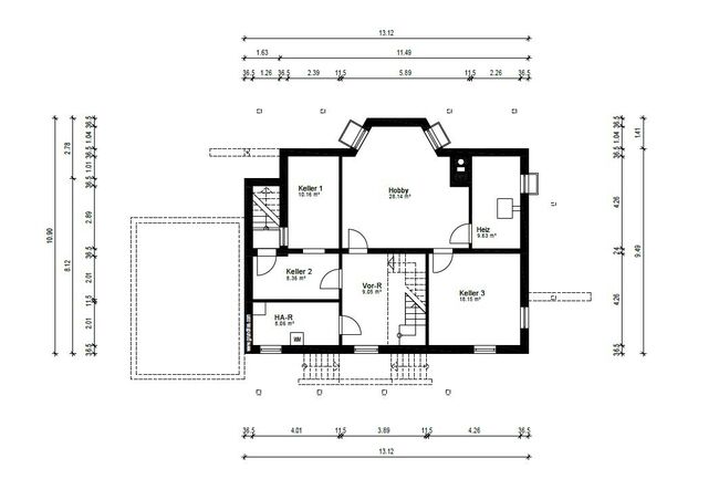 Grundriss Kellergeschoss