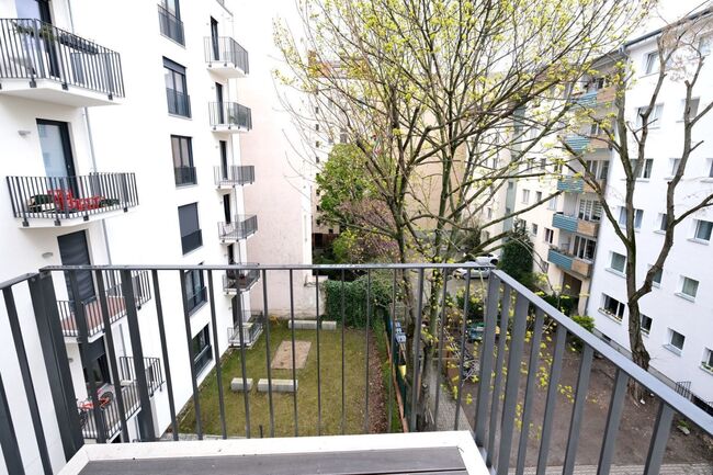 Blick vom Balkon
